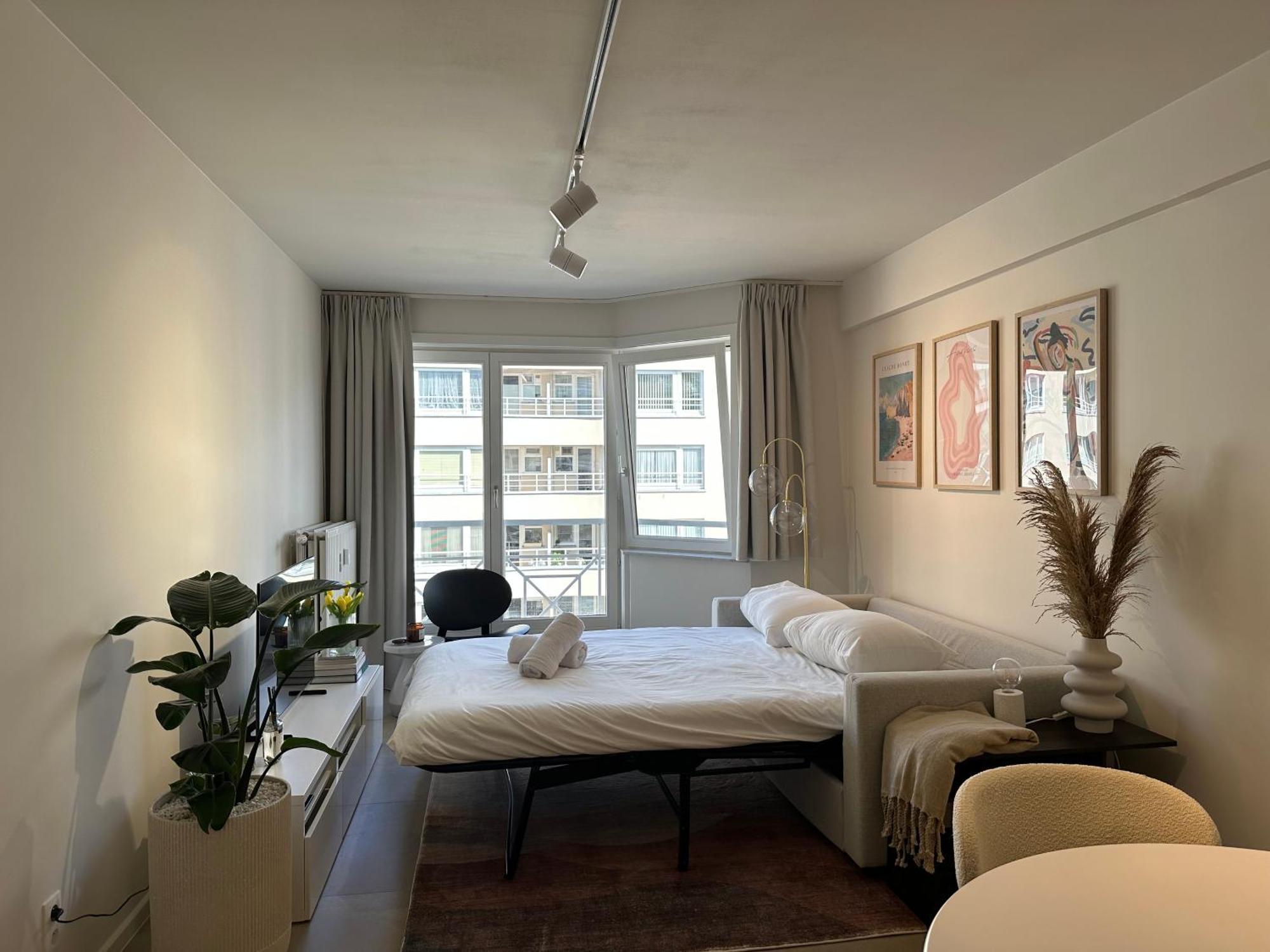 Studio F - 2 Personen - Op 250M Van De Zee Οστένδη Εξωτερικό φωτογραφία